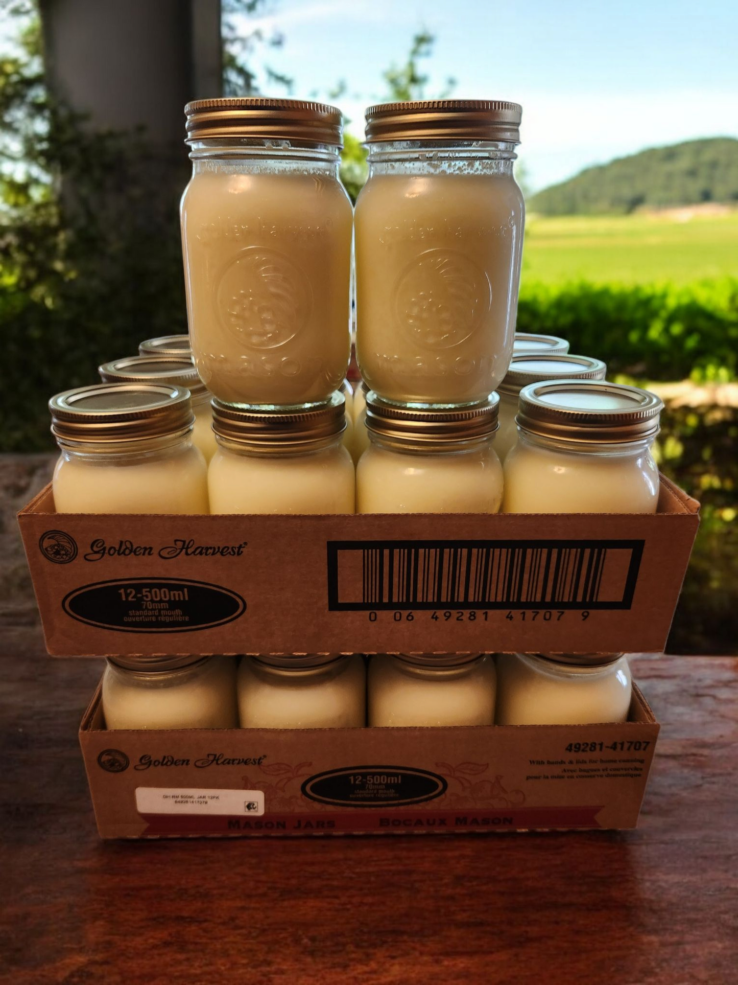 500ML Jars of Grass Fed Beef Tallow